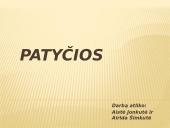 Kas yra patyčios?