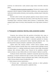 Transporto sistema: bendras teorinis vertinimas 9 puslapis