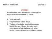 Mickevičius ir "Odė jaunystei"
