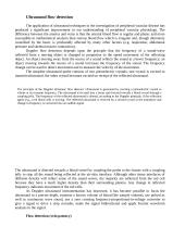 Ultrasound flow detection