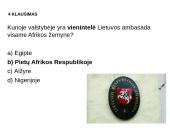 Afrika: kokią partnerystę kuriame su jos šalimis? 15 puslapis