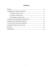 Vadybos teorijų aptarimas