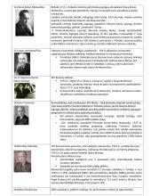 Istorijos brandos egzamino programoje nurodyti istoriniai asmenys. XX a. asmenybės ir jų veikla 4 puslapis
