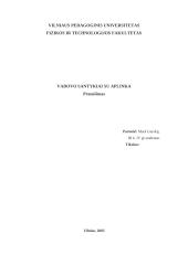 Vadovo santykiai su aplinka