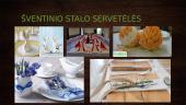 Šventinio stalo indai ir įrankiai, šventinio stalo serviravimas 5 puslapis