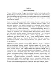 Ką reiškia mylėti tėvynę? (Maironis, Daukša)