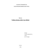 Valiutų sistemų raida ir jų reikšmė