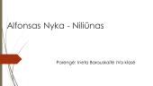 Alfonsas Nyka - Niliūnas: biografija ir kūryba