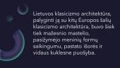 Klasicizmas Lietuvoje dailėje bei architektūroje 6 puslapis