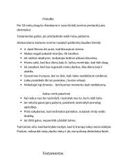 Paskutinio skambucio testamentas desimtokams