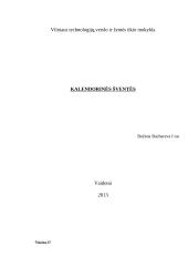 Kalendorinės šventės referatas