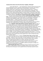 Valstybės kūrimo keliai Just. Marcinkevičiaus ,,Mindaugas”