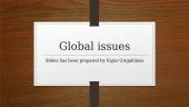 Global issues skaidrės