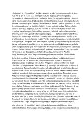 ,,Antigonė“ ir ,,Prometėjas“