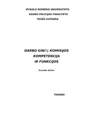 Darbo ginčų komisijos kompetencija 1 puslapis