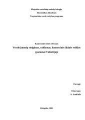 Verslo įmonių steigimas, valdymas, komercinės ūkinės veiklos ypatumai Vokietijoje