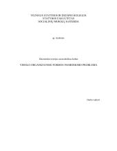 Verslo organizavimo formos pasirinkimo problema