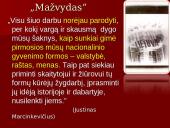 Justino Marcinkevičiaus „Mažvydas“ 3 puslapis