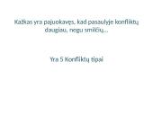 Konfliktai bei 5 konfliktų tipai 2 puslapis