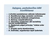 Konfliktai bei 5 konfliktų tipai 11 puslapis