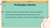 Mano svajonių profesija Psichologija 6 puslapis