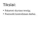 Skyriaus apie lygtis kartojimas 2 puslapis
