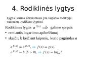 Skyriaus apie lygtis kartojimas 12 puslapis
