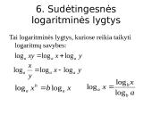 Skyriaus apie lygtis kartojimas 16 puslapis