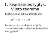 Skyriaus apie lygtis kartojimas 3 puslapis