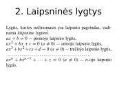 Skyriaus apie lygtis kartojimas 7 puslapis