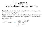 Skyriaus apie lygtis kartojimas 9 puslapis