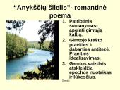 Keliais aspektais aptariamas “Anykščių šilelis”? 6 puslapis