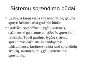 Dviejų lygčių su dviem nežinomaisiais sistemos 4 puslapis