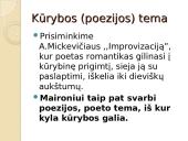 Kūrybos tema Maironio ,,Pavasario balsuose”  2 puslapis