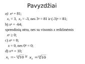 Laipsninės lygtys 7 puslapis