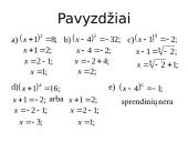 Laipsninės lygtys 9 puslapis