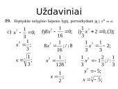 Laipsninės lygtys 10 puslapis
