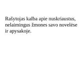 Jonas Biliūnas - apysaka ,,Liūdna pasaka”  3 puslapis