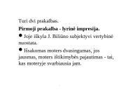 Jonas Biliūnas - apysaka ,,Liūdna pasaka”  4 puslapis