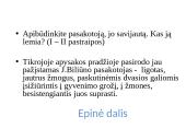 Jonas Biliūnas - apysaka ,,Liūdna pasaka”  6 puslapis