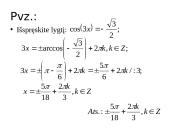 Lygtys su kosinusais (teorija) 12 puslapis
