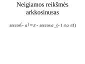 Lygtys su kosinusais (teorija) 4 puslapis