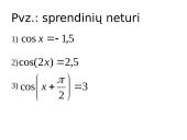 Lygtys su kosinusais (teorija) 10 puslapis