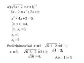 Lygtys su kvadratinėmis šaknimis 14 puslapis