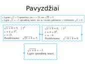 Lygtys su kvadratinėmis šaknimis 6 puslapis