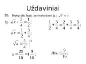 Lygtys su kvadratinėmis šaknimis 8 puslapis