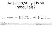 Apie lygtis su moduliais 8 puslapis