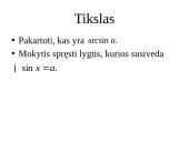 Apie lygtis su sinusais 2 puslapis