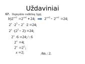 Lygtys, kurios sprendžiamos įvedant naują nežinomąjį 4 puslapis