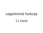 Logaritminė funkcija (teorija)